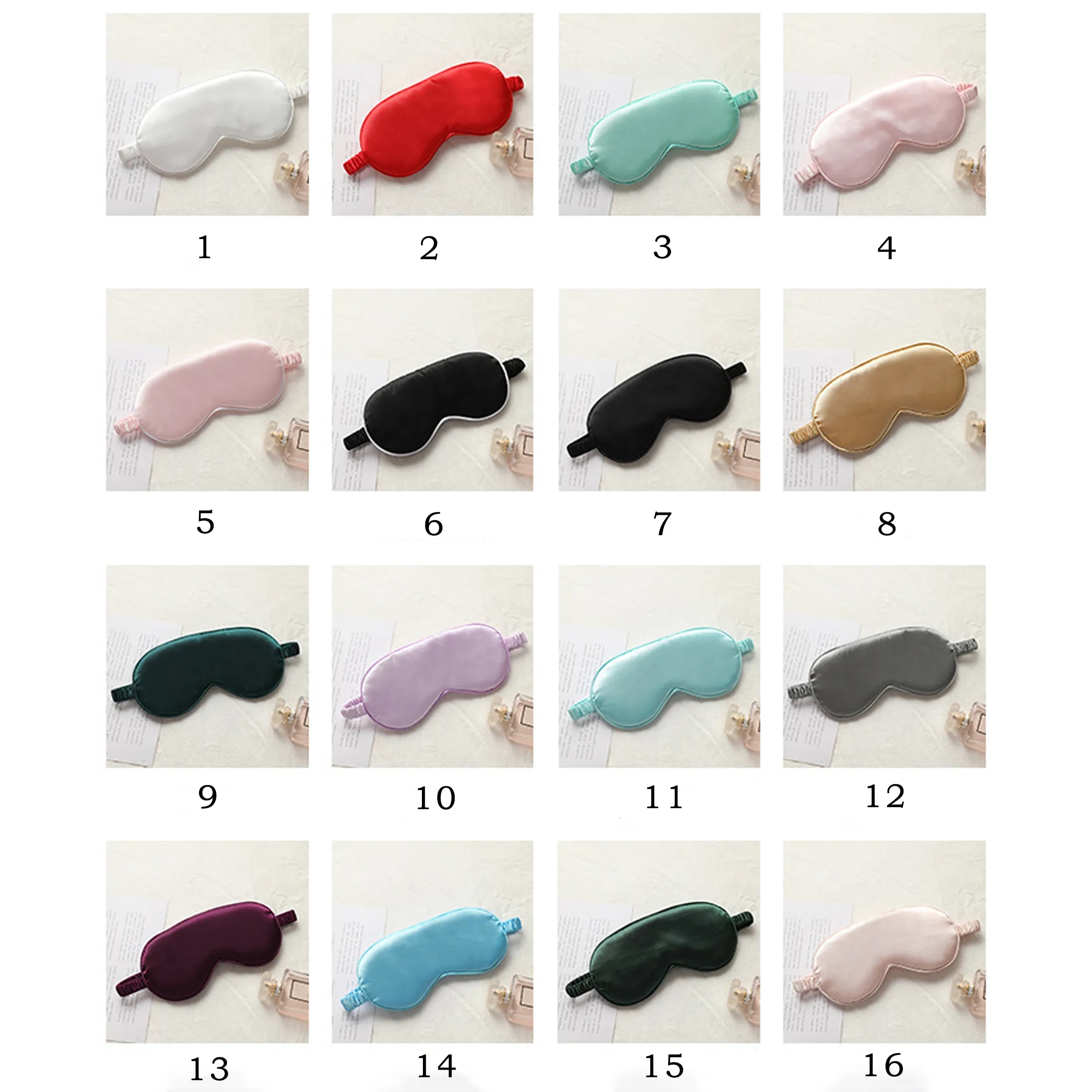 Imitation Silk Sleep Eye Mask 3