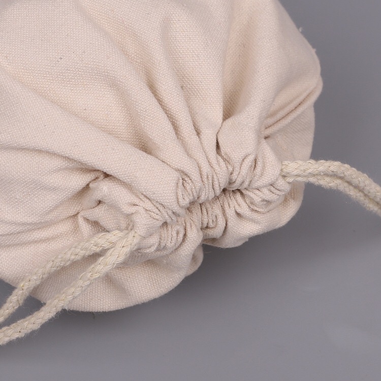 Cotton Canvas Drawstring Bag 1