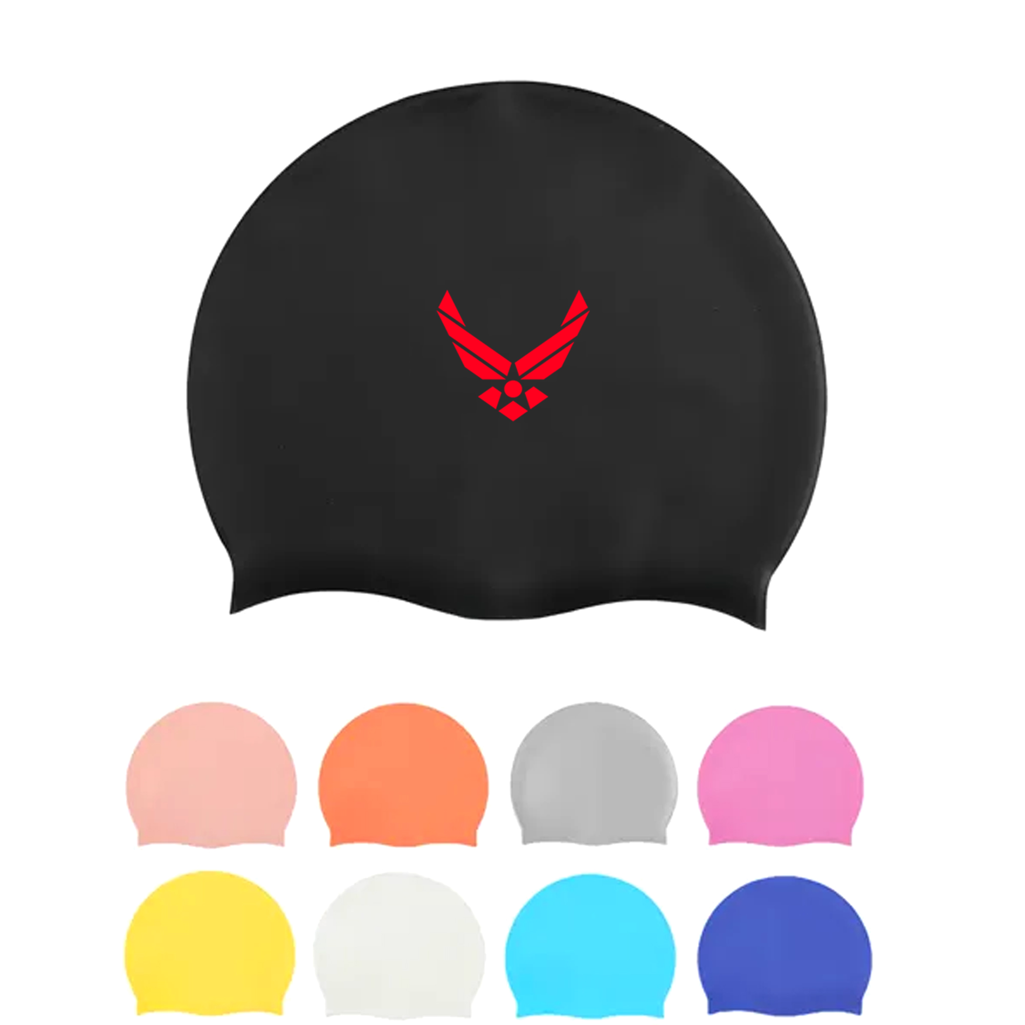 Soft Silicone Swim Cap - High Elasticity 2