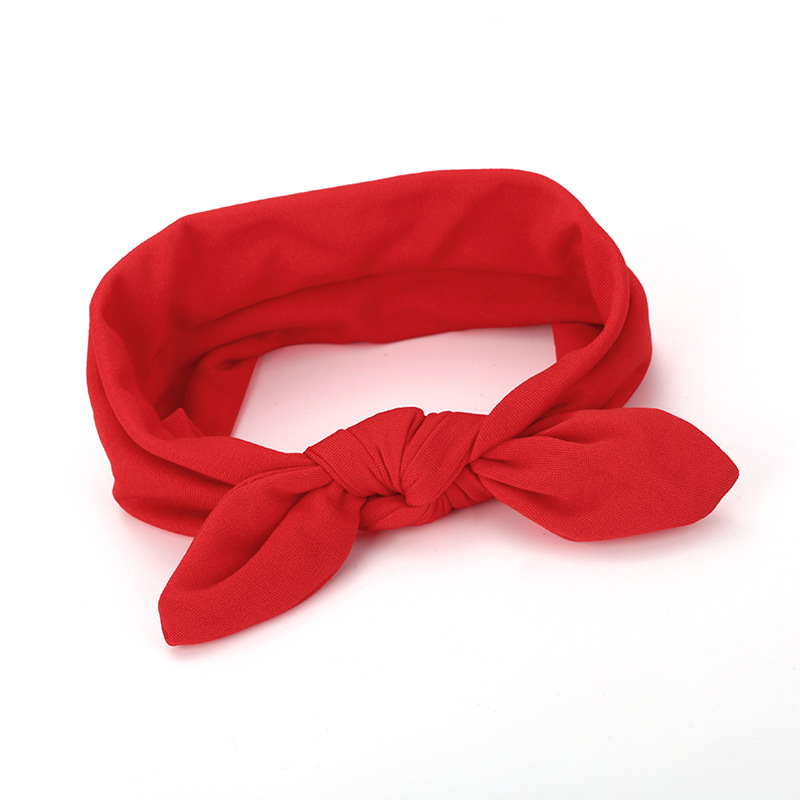 Head-wraps Hair Band Knotted Headband Rabbit Ears 6