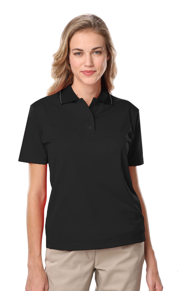 Ladies' s Striped Trim Value Polo 21