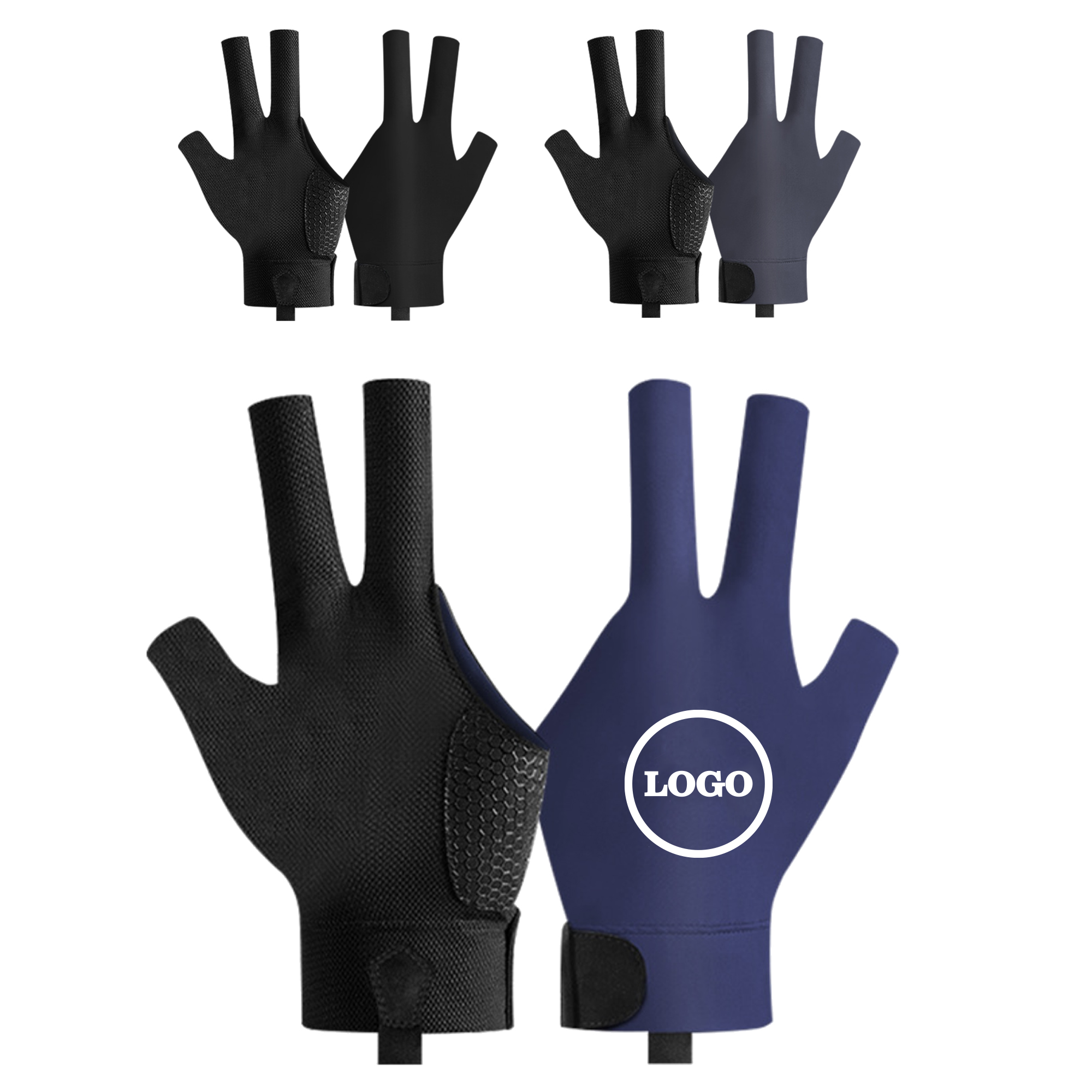 Billiards 3-Finger Glove for Left Hand 2