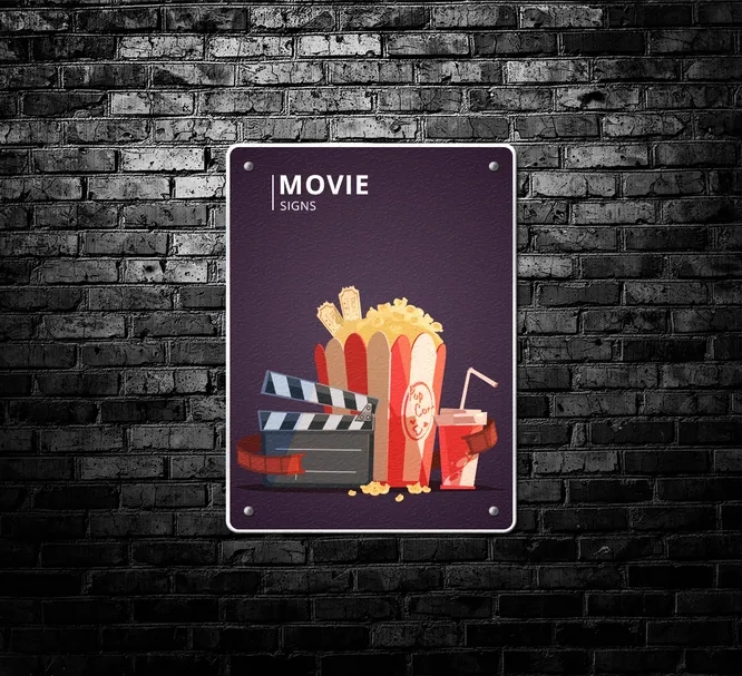 Movie Signs (1ft x 1ft/sqft) 2
