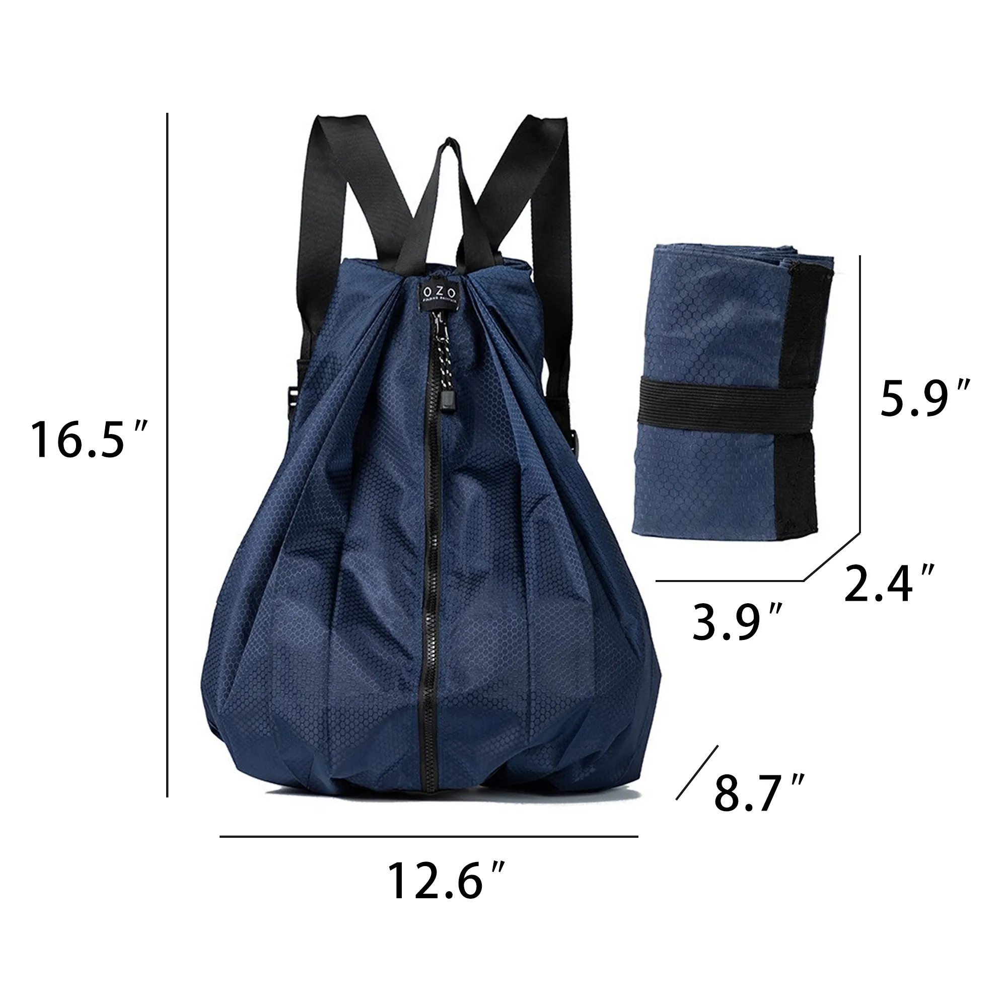 Outdoor Waterproof Thickened Folding Backpack 5