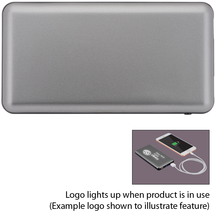 UL Certified Glow Power Bank – 8000 mAh 5