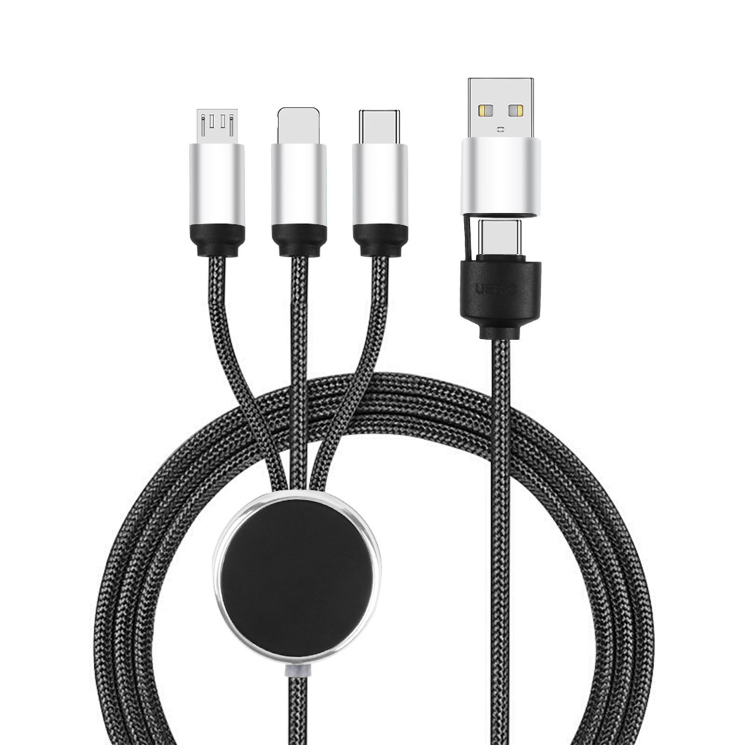 5-in-1 LED LOGO Light Up charging cable 4
