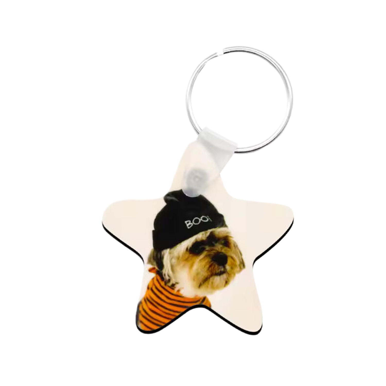 Star Shaped Sublimation MDF Keychain 1