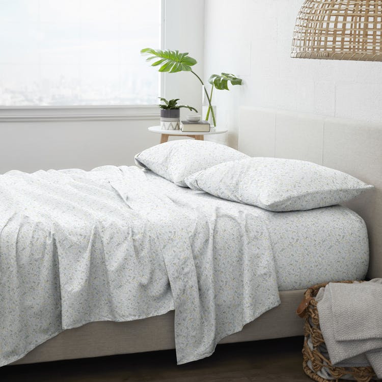 Premium Bed Sheets - Wildflowers King 4 Set 1