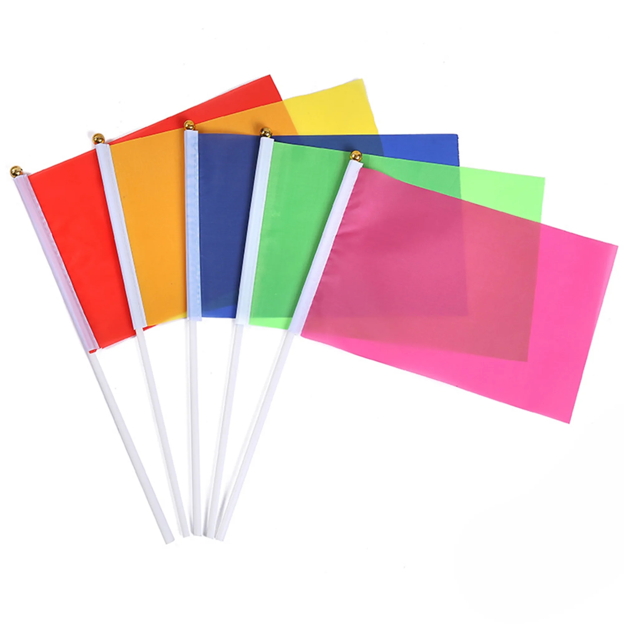 Solid Color Hand-Waved Flag 2