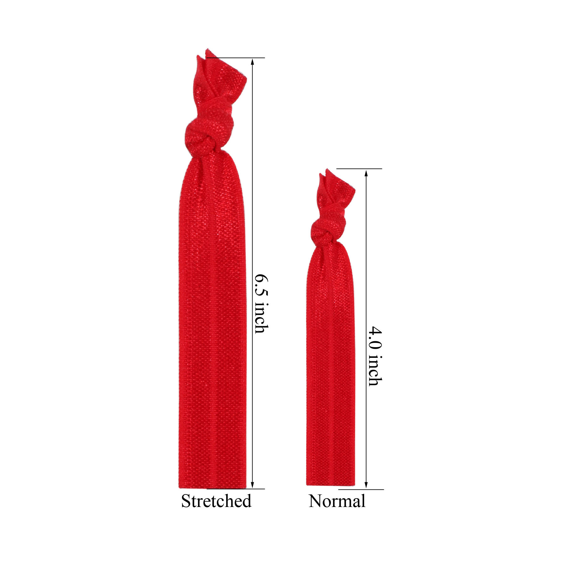 Vibrant Elastic Knotted Hair Ties 4