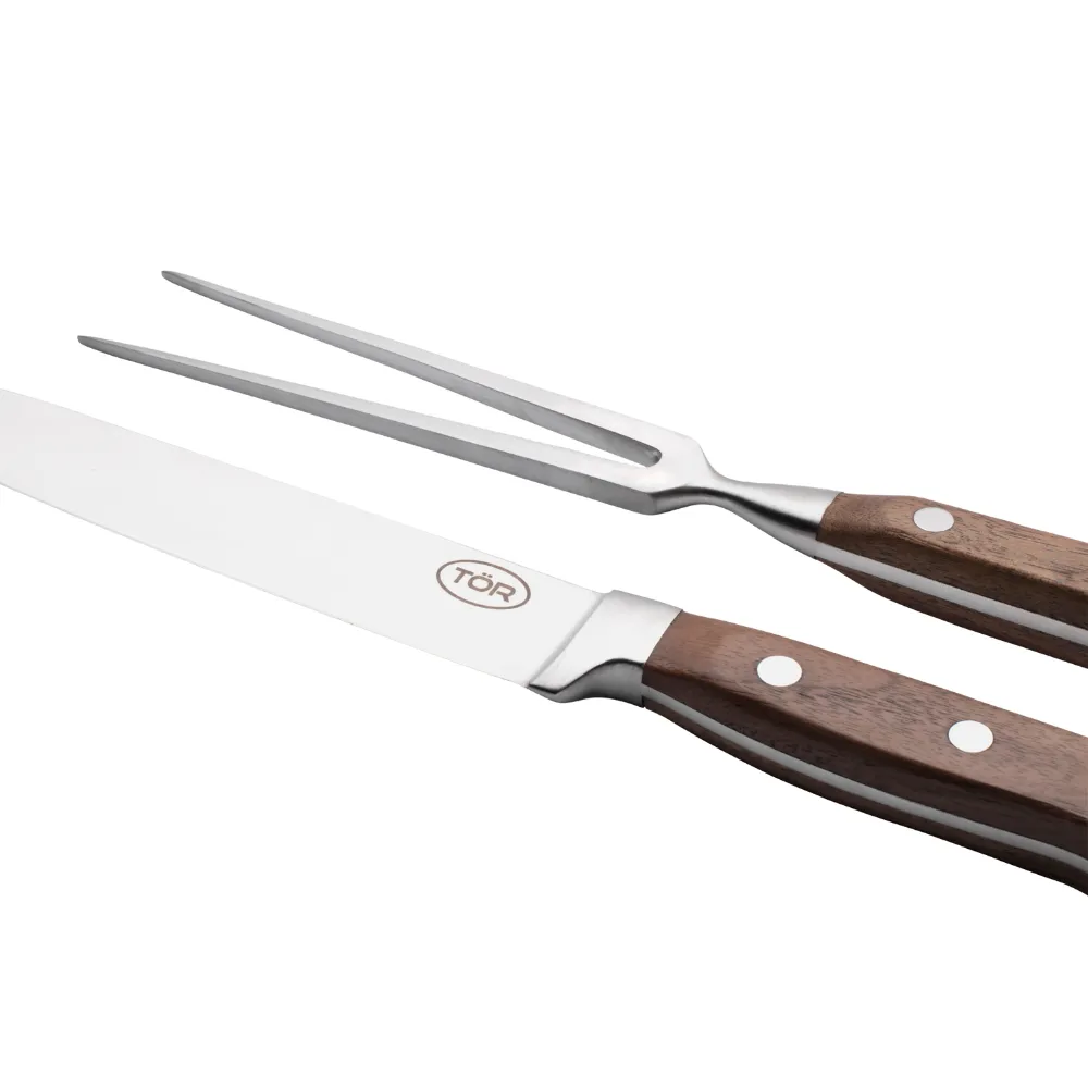Meat Carving Knife Set and Fork in Gift Box 4