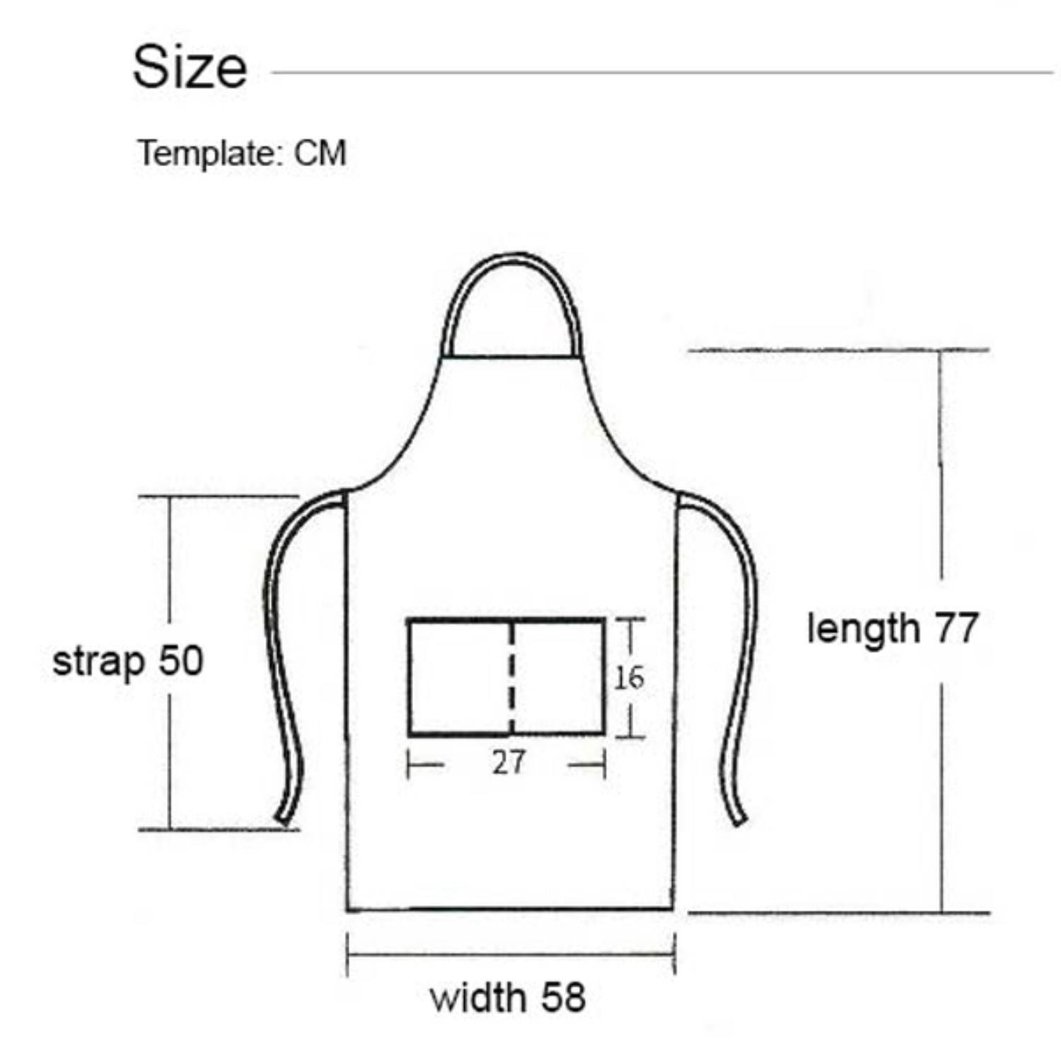 12 oz. Woven knitted Adjustable Kitchen Aprons w/ 2 Pockets 3