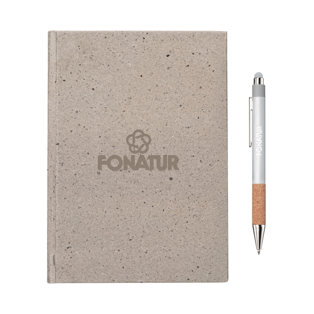 Tree Free Notebook/Manuel Recycled Pen Gift Set 3