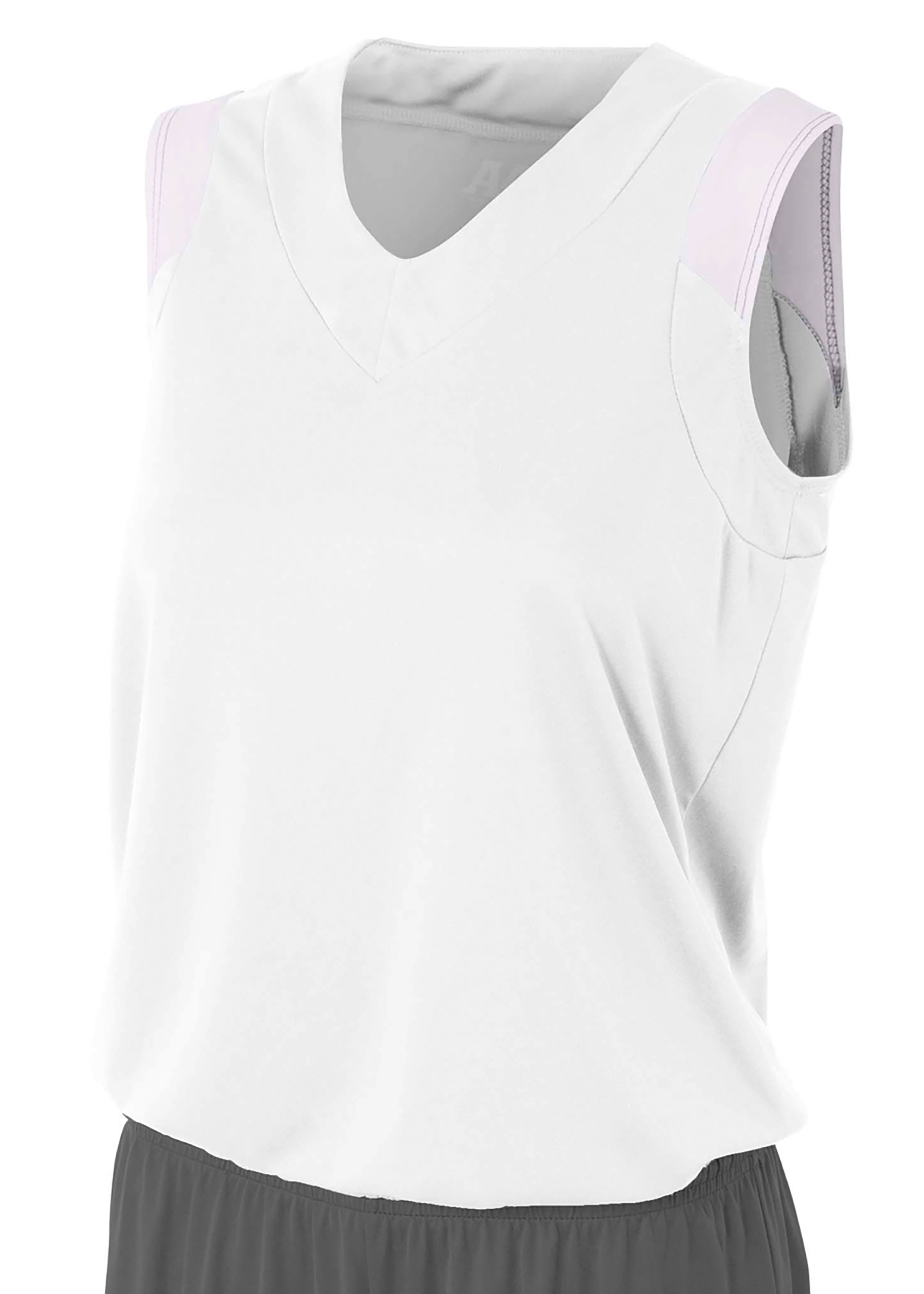 A4 Moisture Management V-Neck Muscle 8