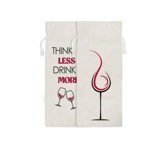 Canvas Wine Bags - Printed, custom tote bag with logo imprint 4