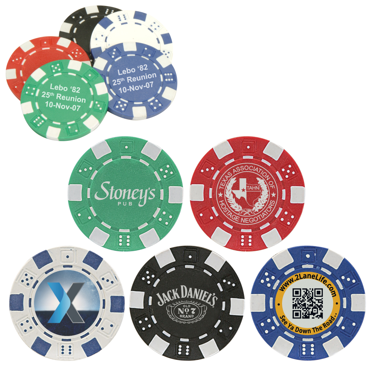 11.5 g Professional Clay Poker Chips 1