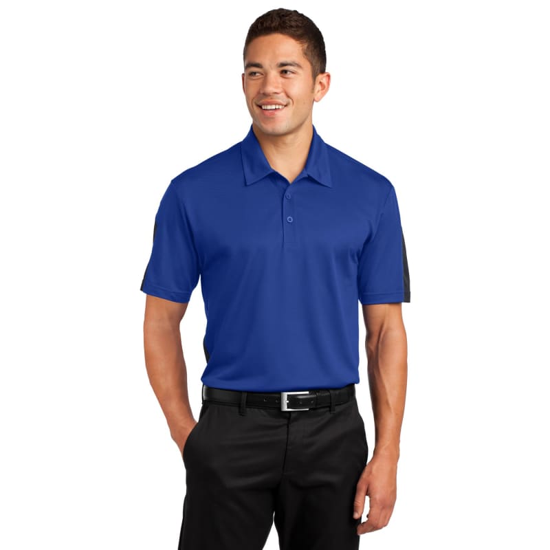 Sport-Tek PosiCharge Active Textured Colorblock Polo. 60