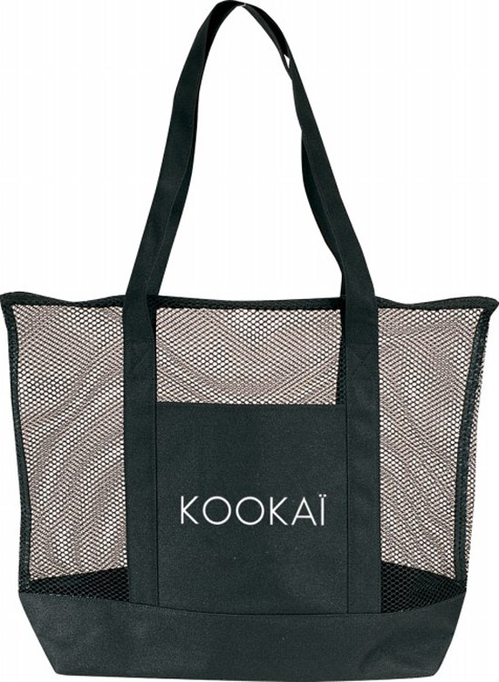 Deluxe Zippered Mesh Tote Bag 1