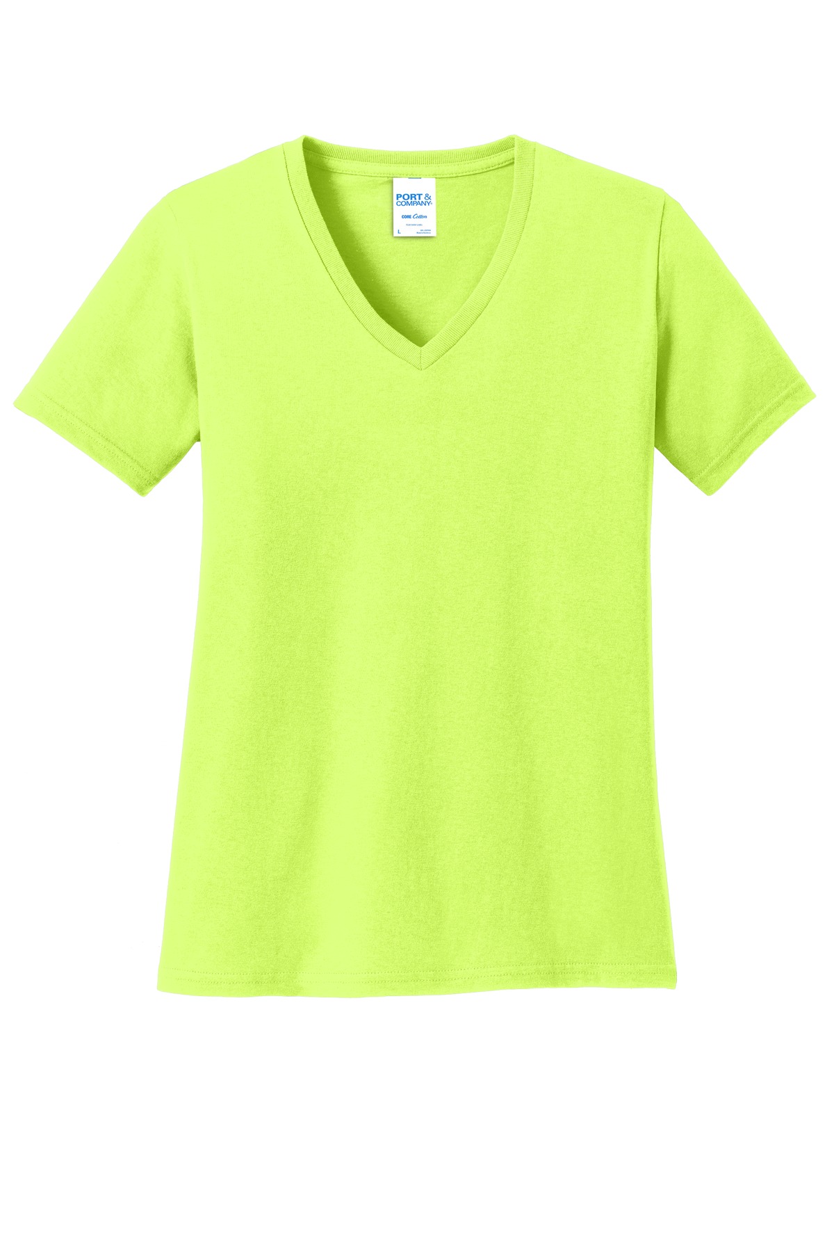 Port & Co Women's Core Cotton V-Neck Tee. LPC54V 37