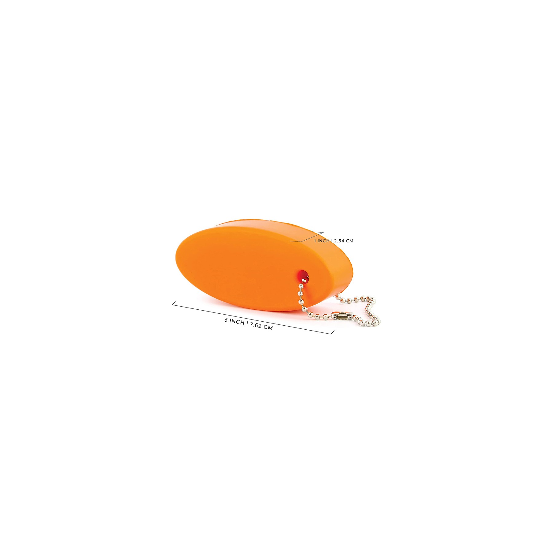 Oval Shaped Foam Floating Key Ring 2