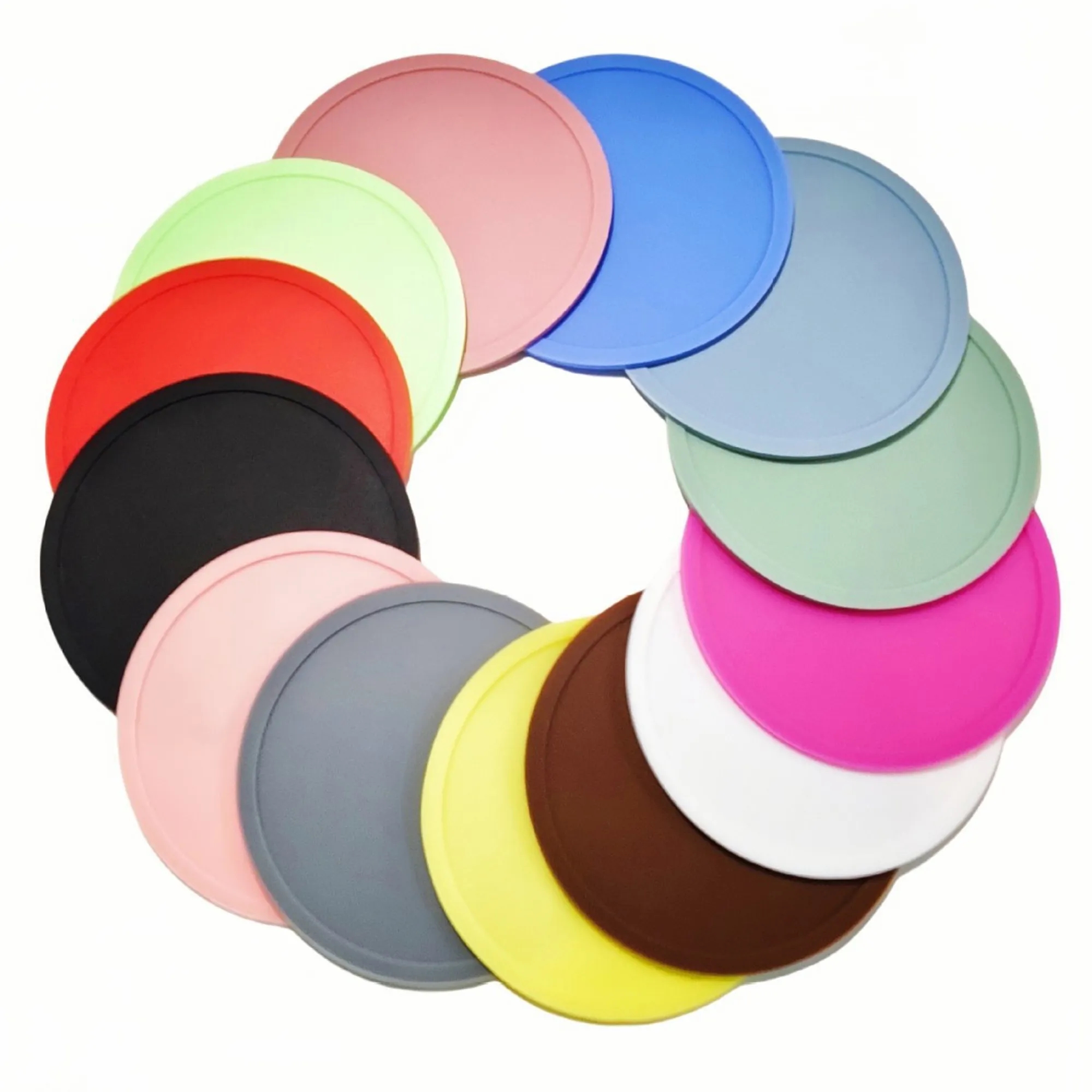Circular Silicone Non-Slip Heat-Insulating Tea Coaster 5