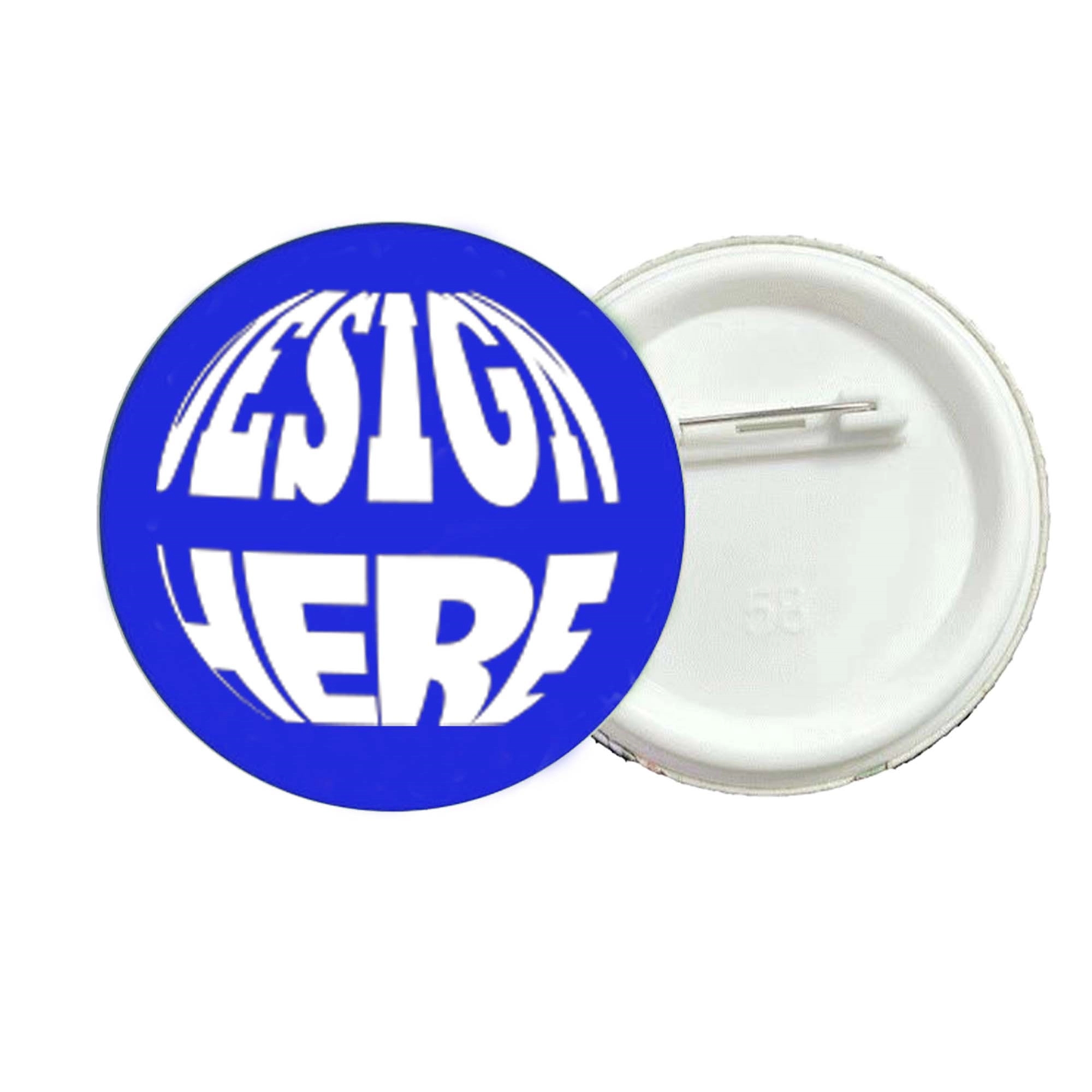 Round Tinplate Brooch Buttons 5