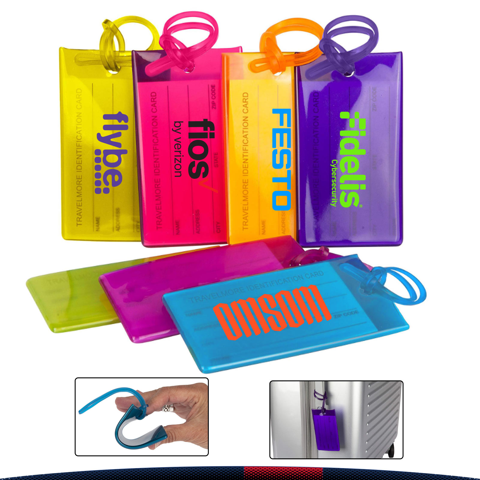 Dexurn PVC Luggage Tag 4