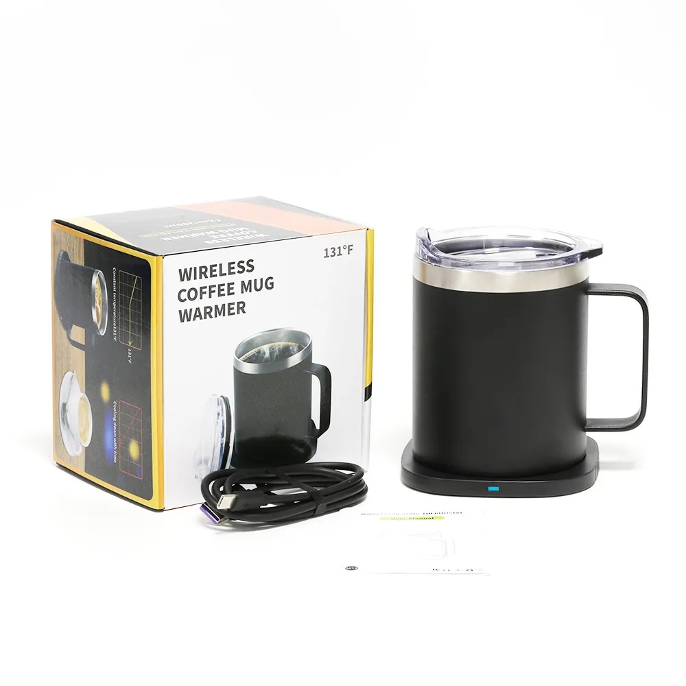 12Oz Mug With Wireless Warmer/Phone Charger 3