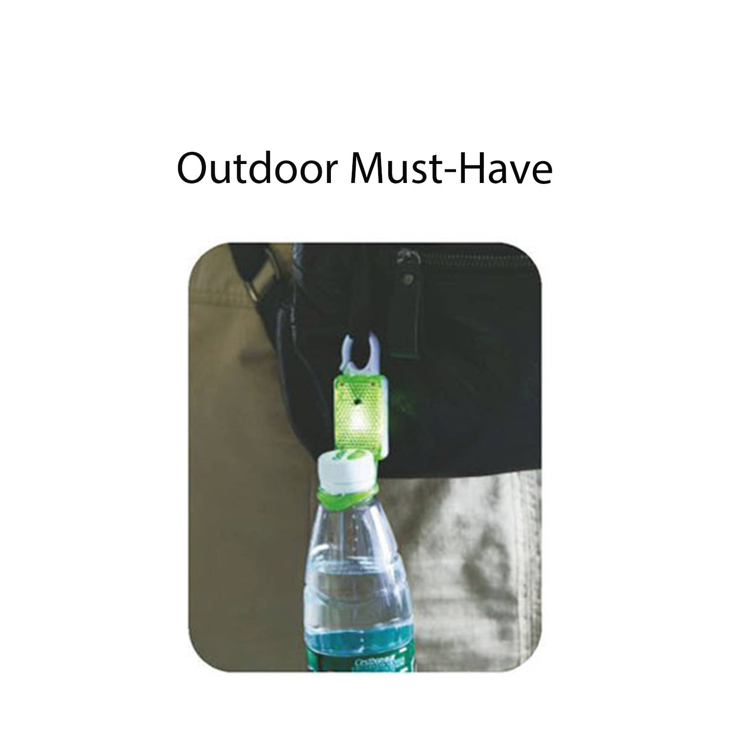 4-in-1 Reflective Bottle Holder with Carabiner 5