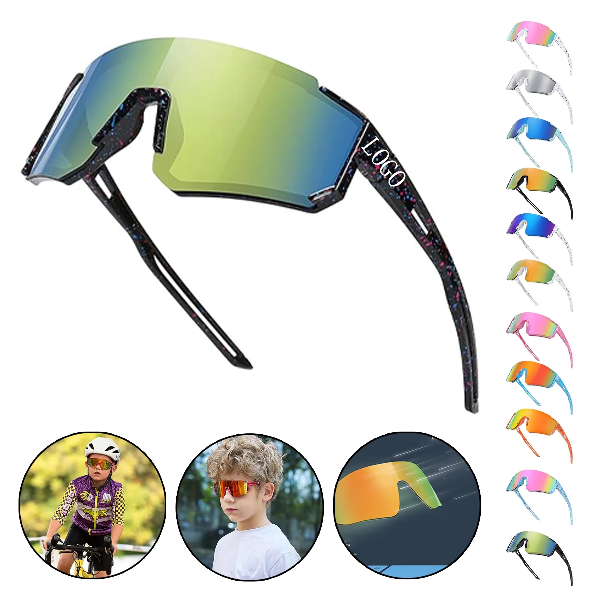 Youth Baseball Sunglasses for Boys Girls 2