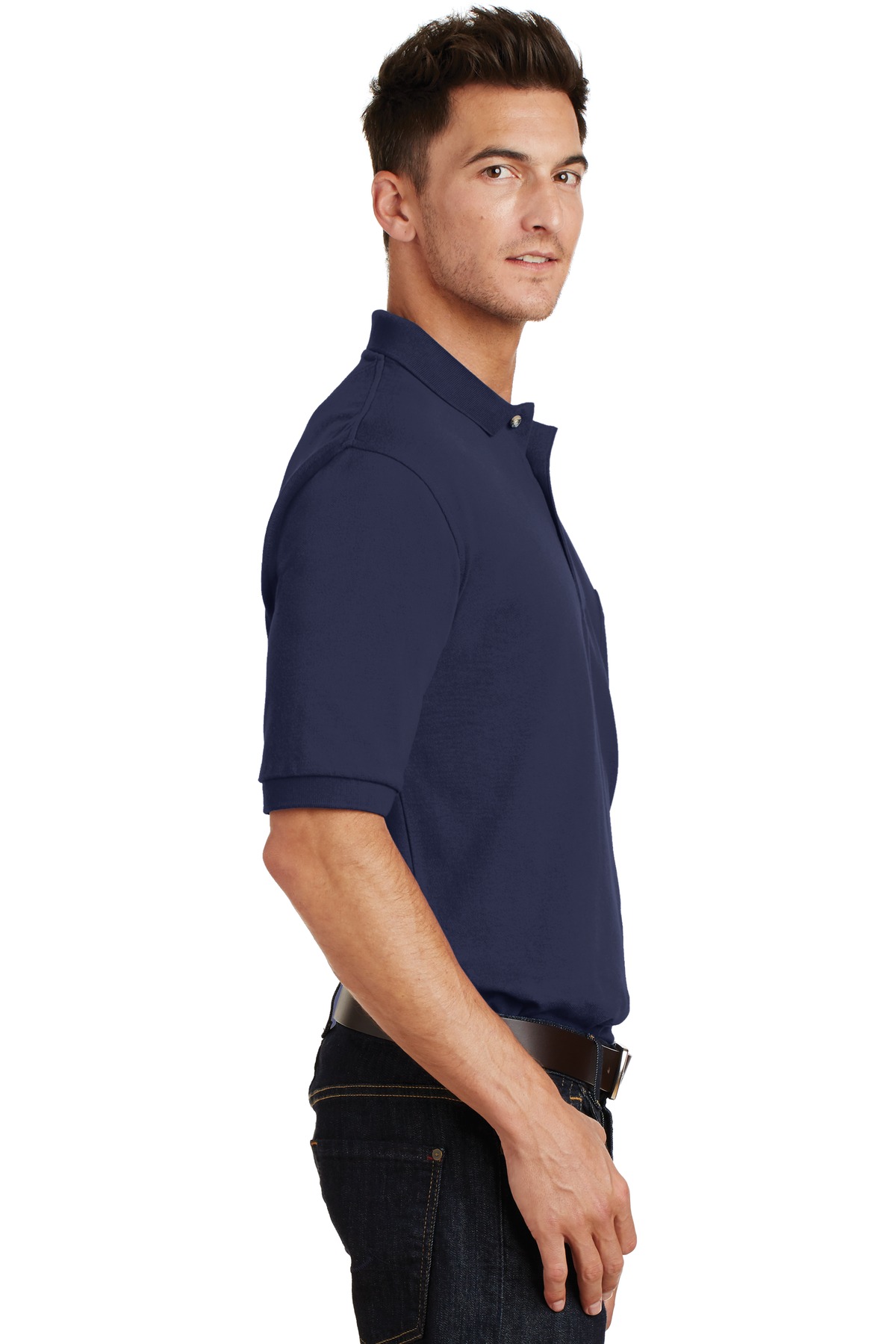 Port Authority Heavyweight Cotton Pique Polo with Pocket. K420P 35