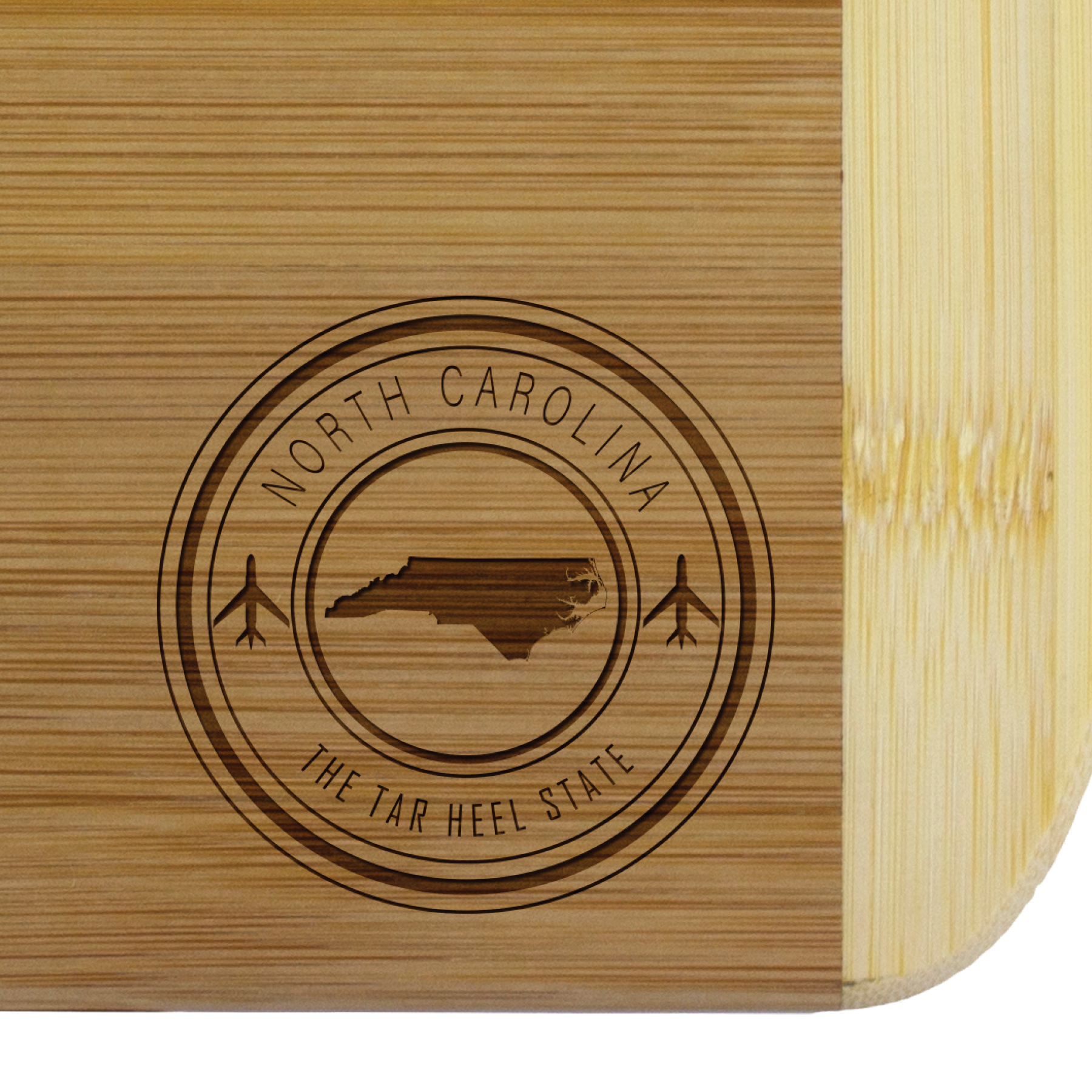 North Carolina State Stamp 2-Tone 11" Cutting Board 3