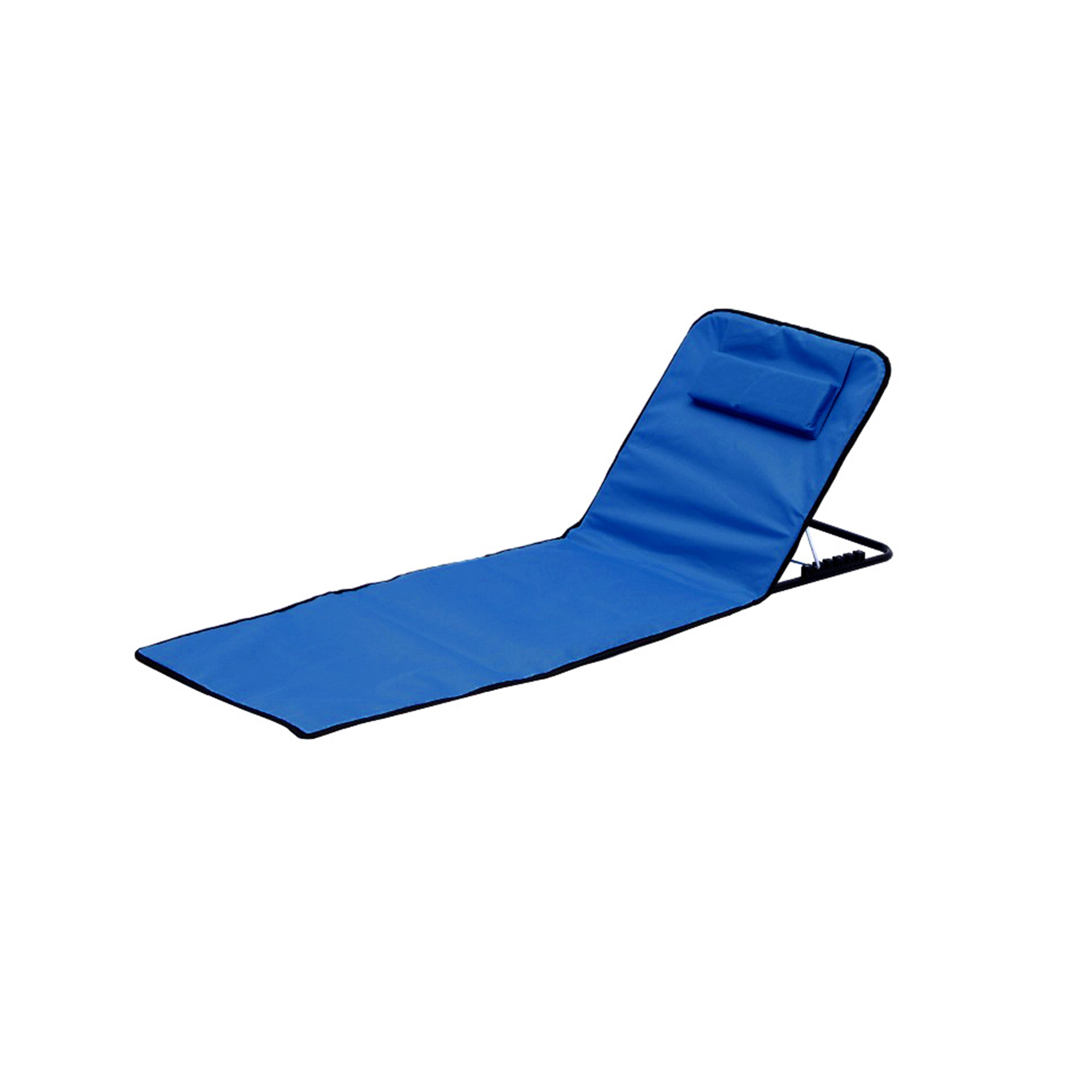 Folding Oxford Beach Lounger With Steel Frame 4