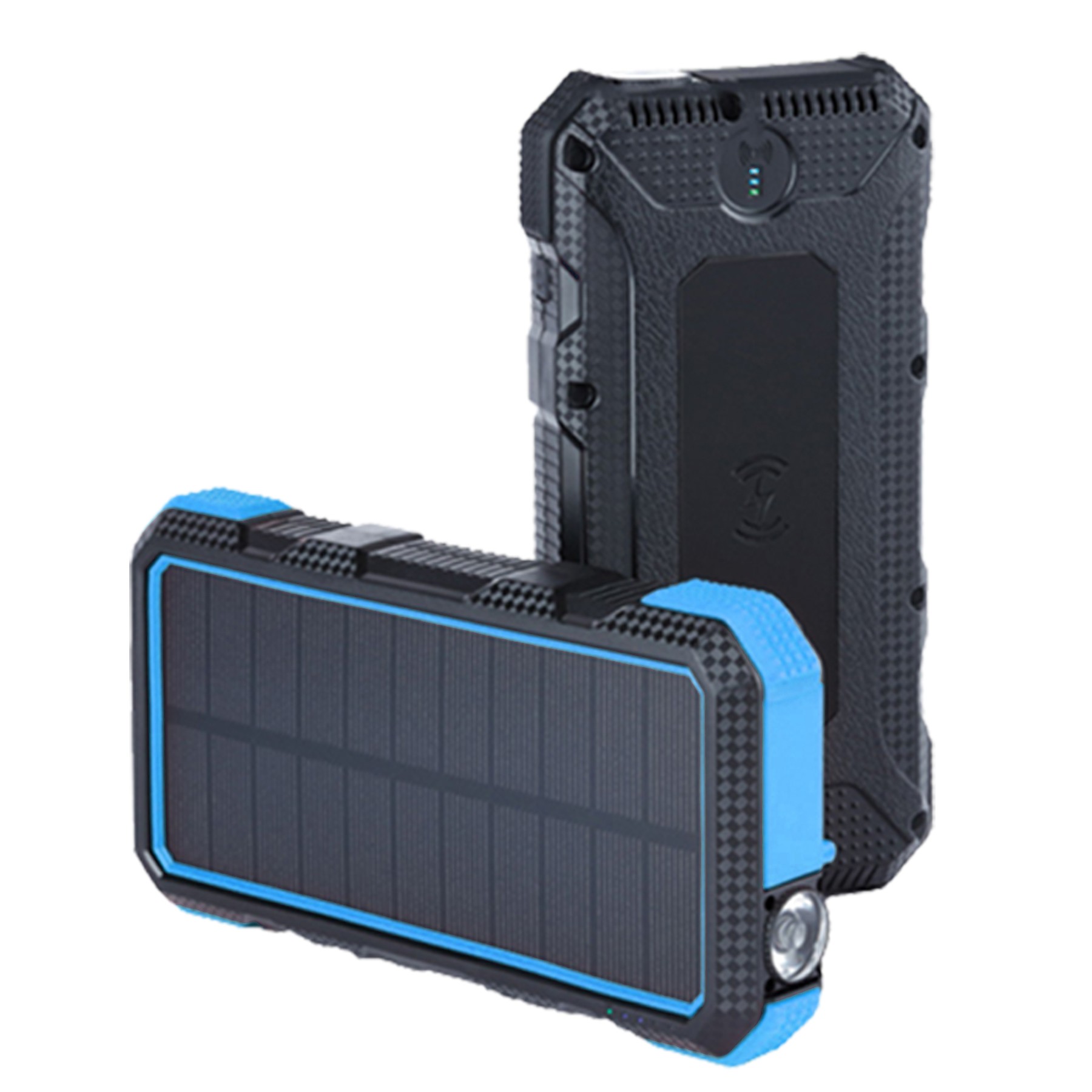 24000Mah Wireless Charging Solar Power Bank Flashlight 4