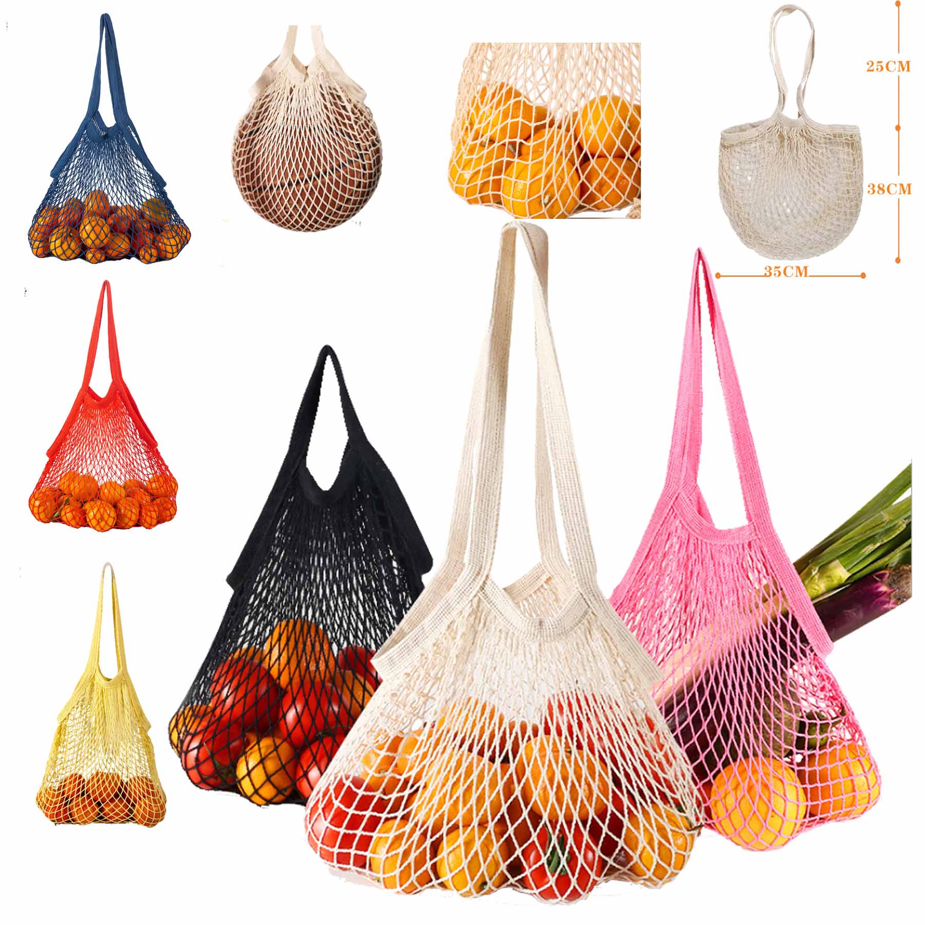 All Cotton Environmental Mesh Shopping Bag 1