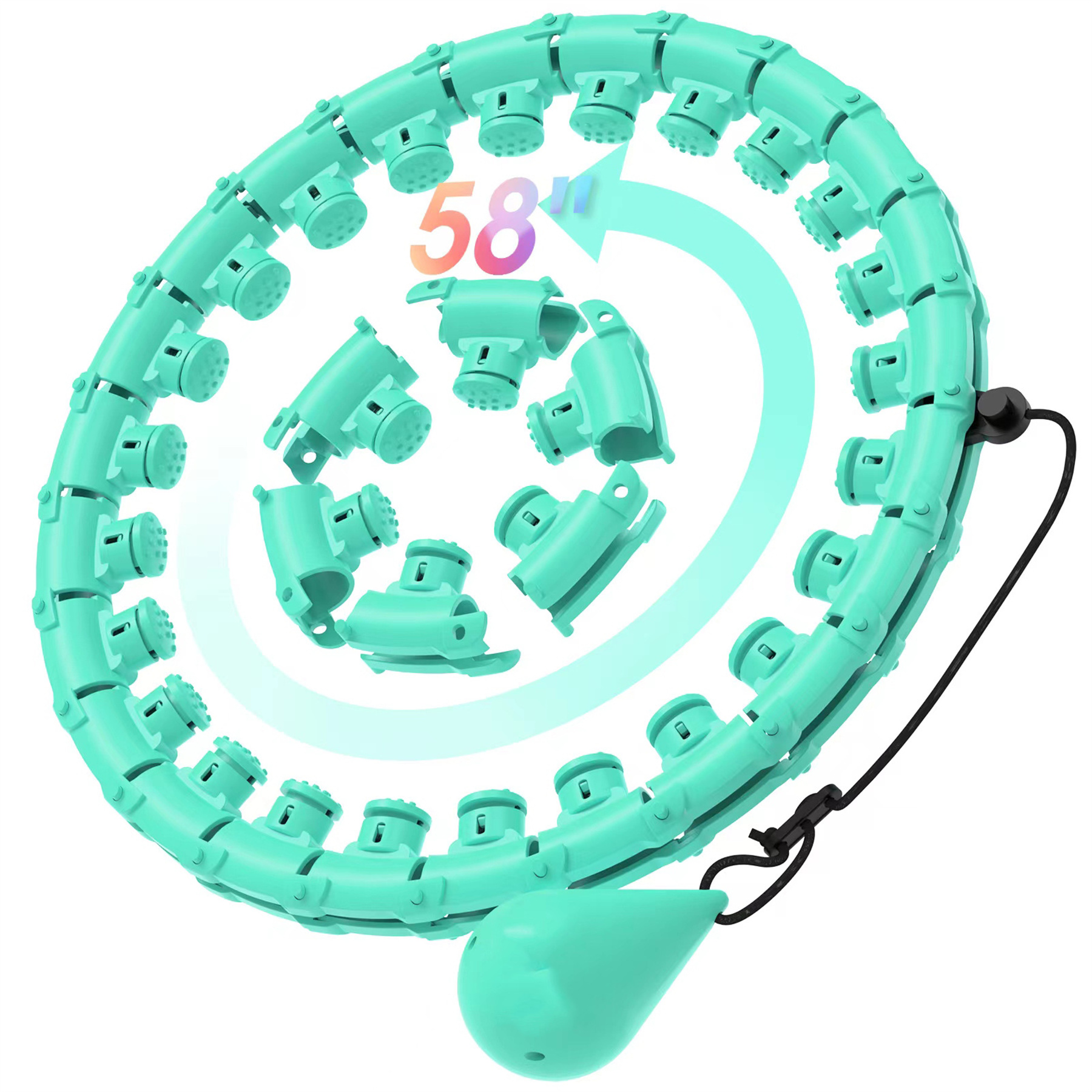 Weighted Hula Circle for Adults Weight Loss 4