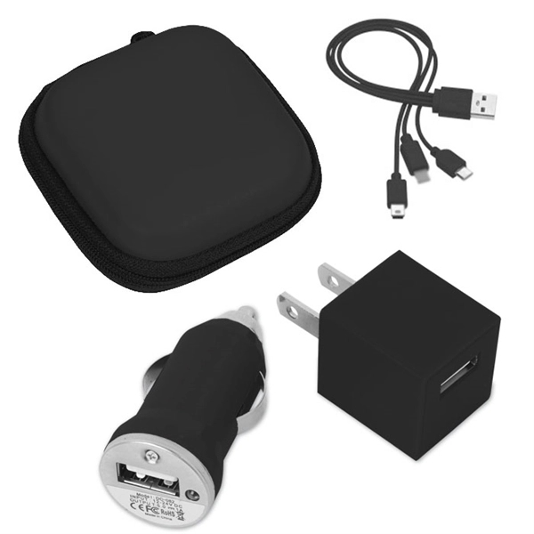 3 In 1 Portable Travel Charging Kit 2