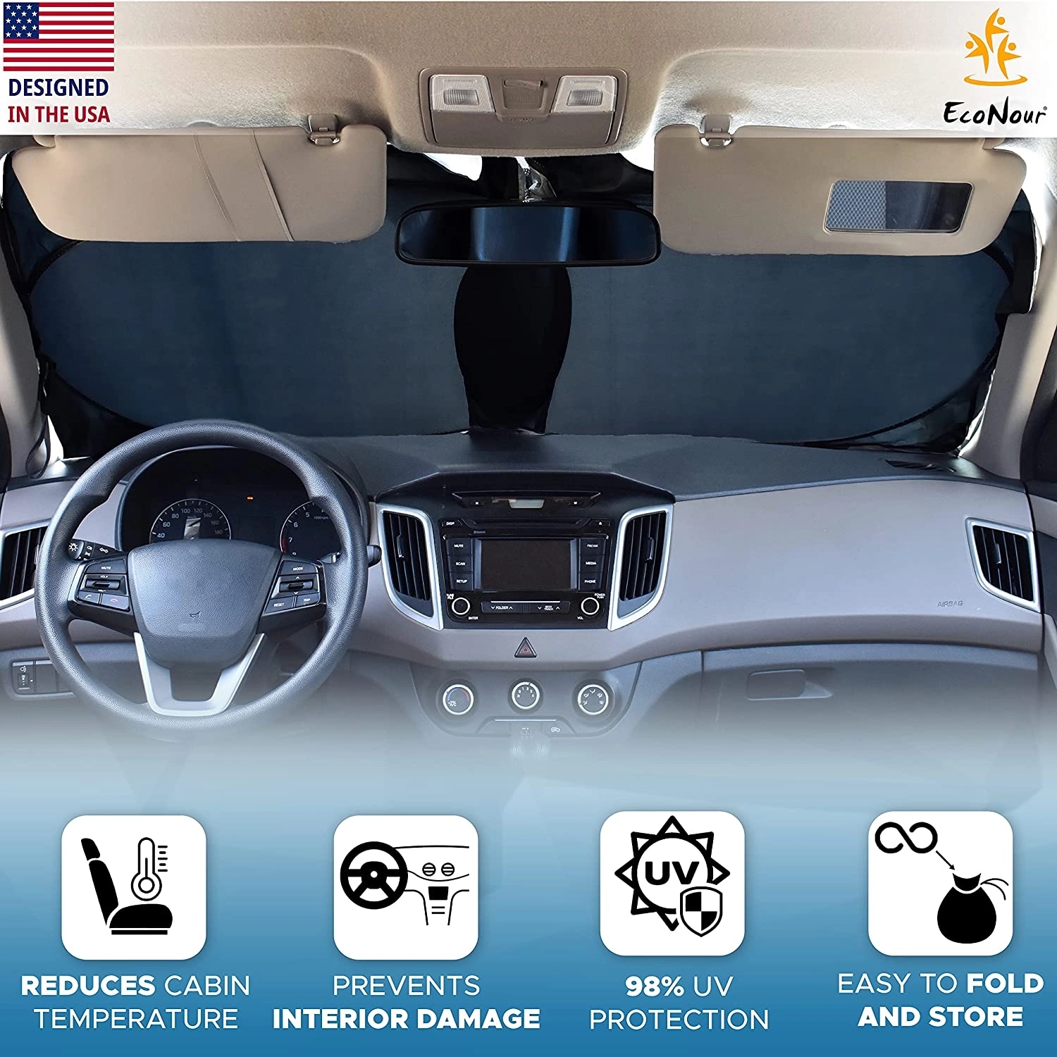 Car Windshield Sun Shade 1
