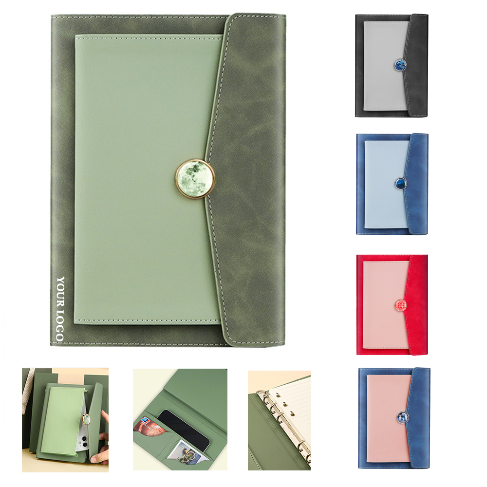 Leather A5 Magnetic Snap Notebook 3
