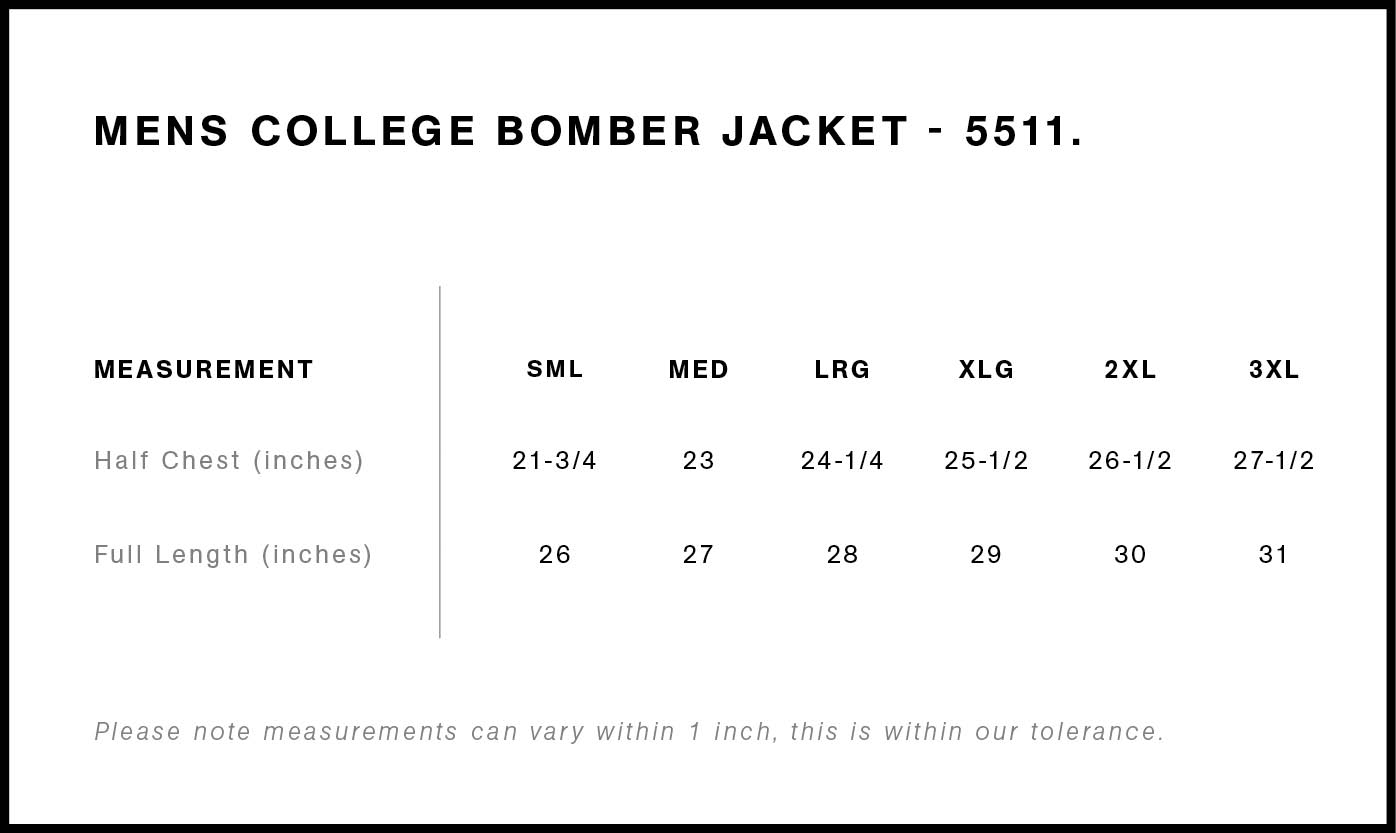 College Bomber Jacket | 5511 15