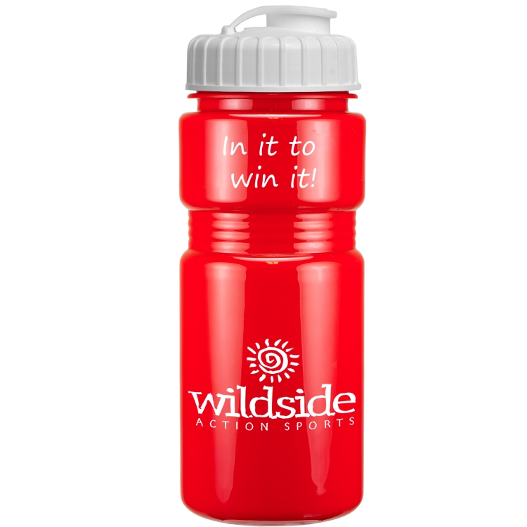 20 Oz. Recreation Bottle w/ Fliptop Lid - Solid Colors