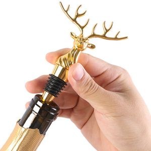 Elegant Silver Christmas Tree Wine Stopper Cork 5
