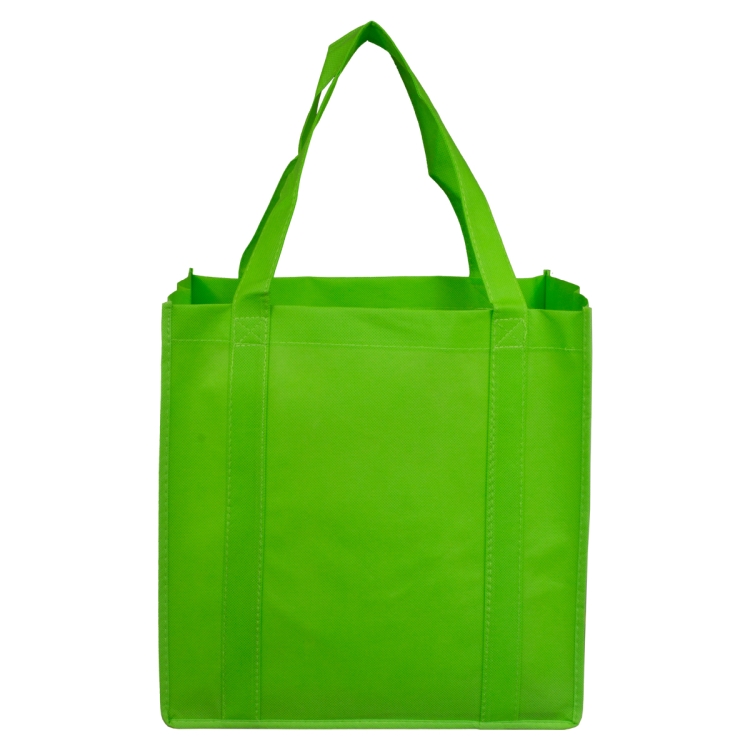 12-1/2"W x 13"H x 8"Gusset - "MEGA" Grocery Shopping Tote Bag 40
