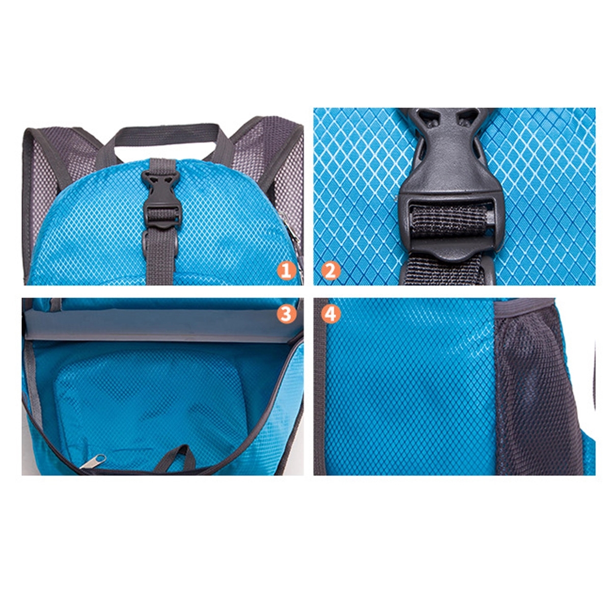 Lightweight Hiking Packable Daypack Foldable Backpack 4