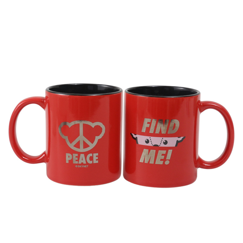 11 oz. Round Ceramic Mugs 3