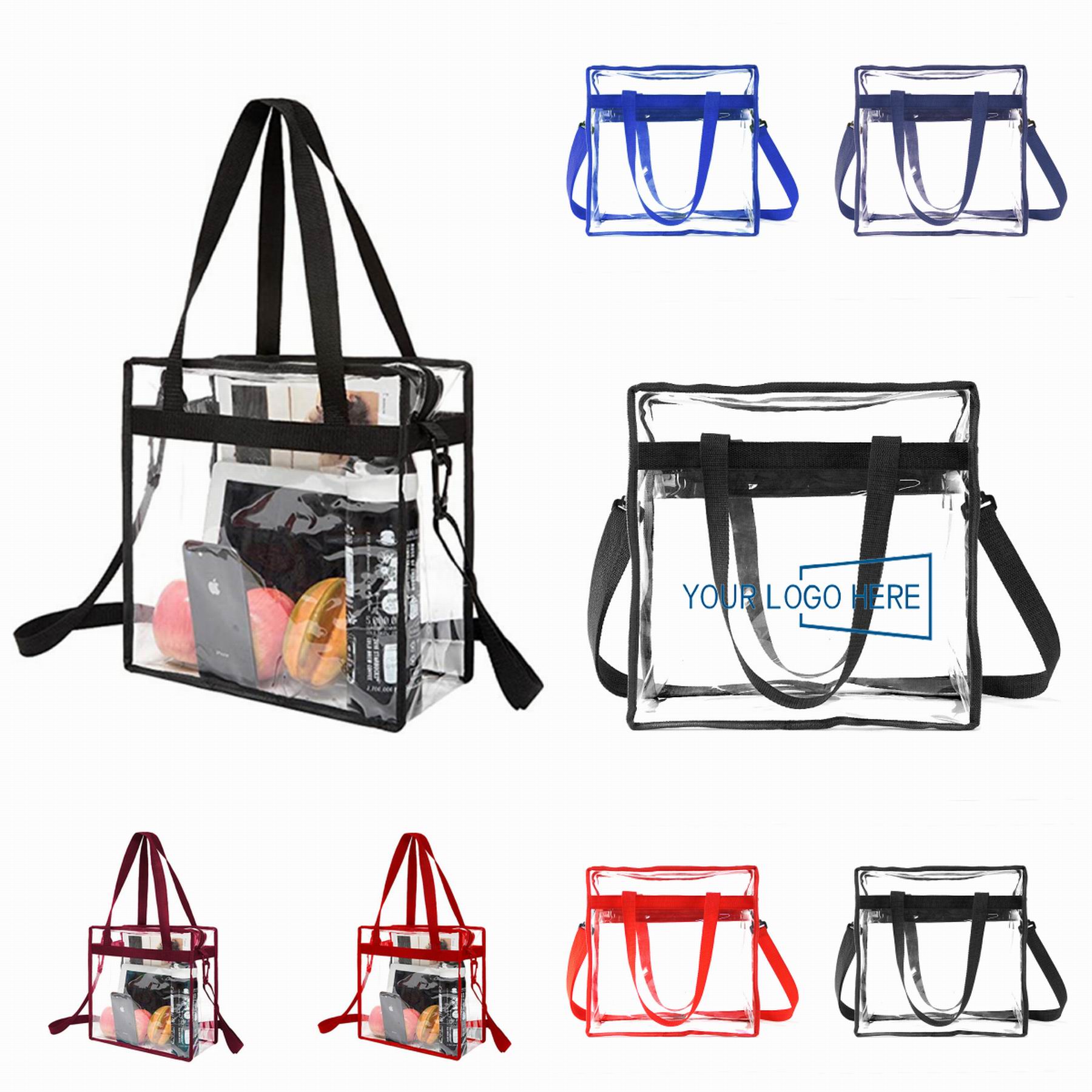 Stadium Approved PVC Tote Shoulder Bag 2