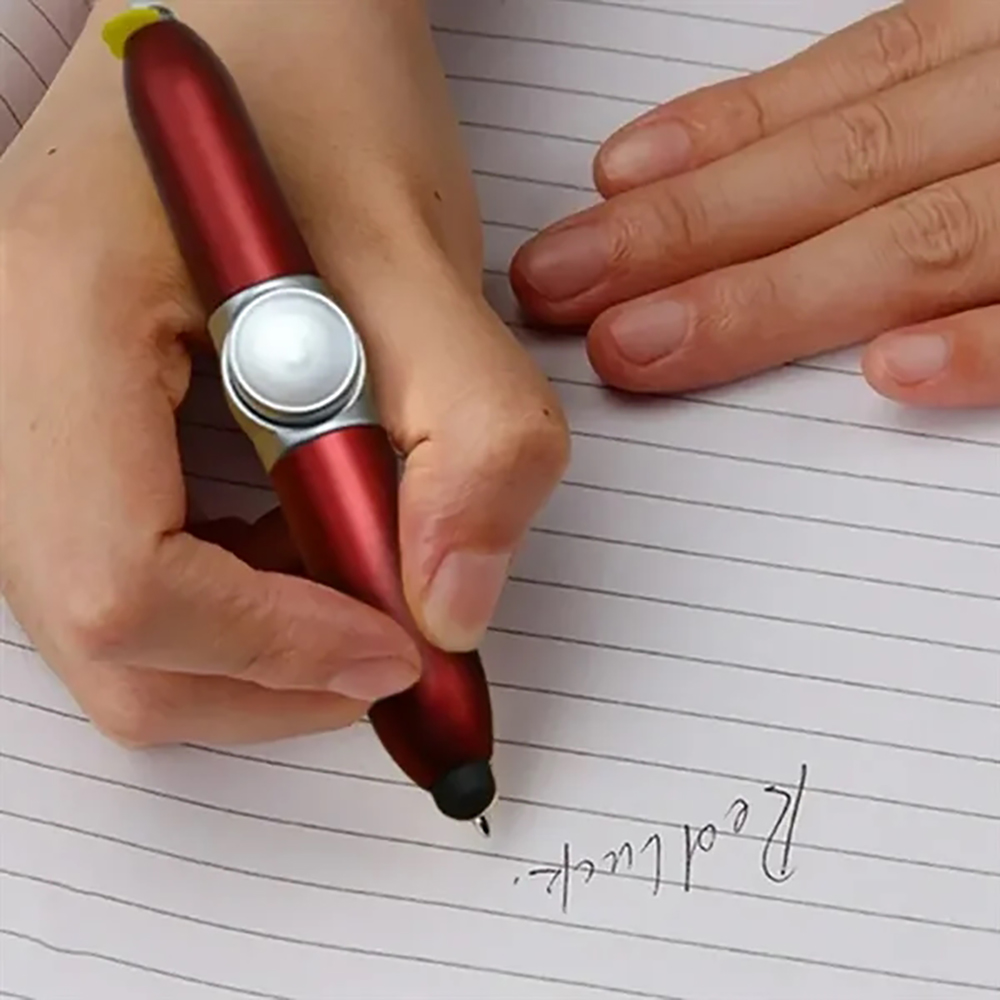 Dual-Function Spinner Pen with Stylus and Ballpoint Tip 10
