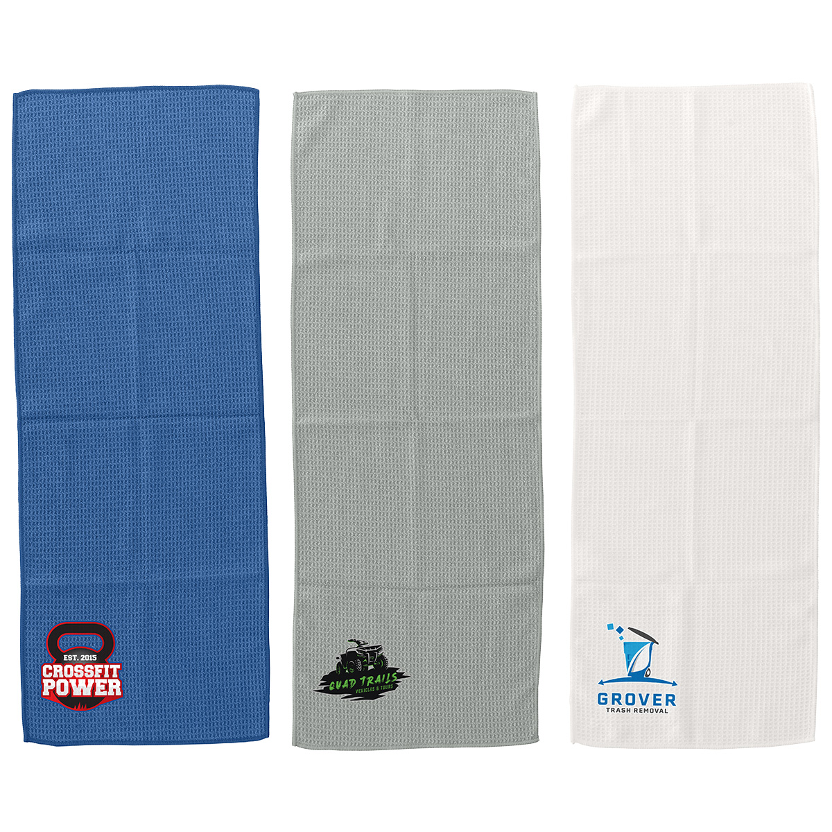 Gridiron 12" x 32" Waffle Microfiber Sports Towel 20