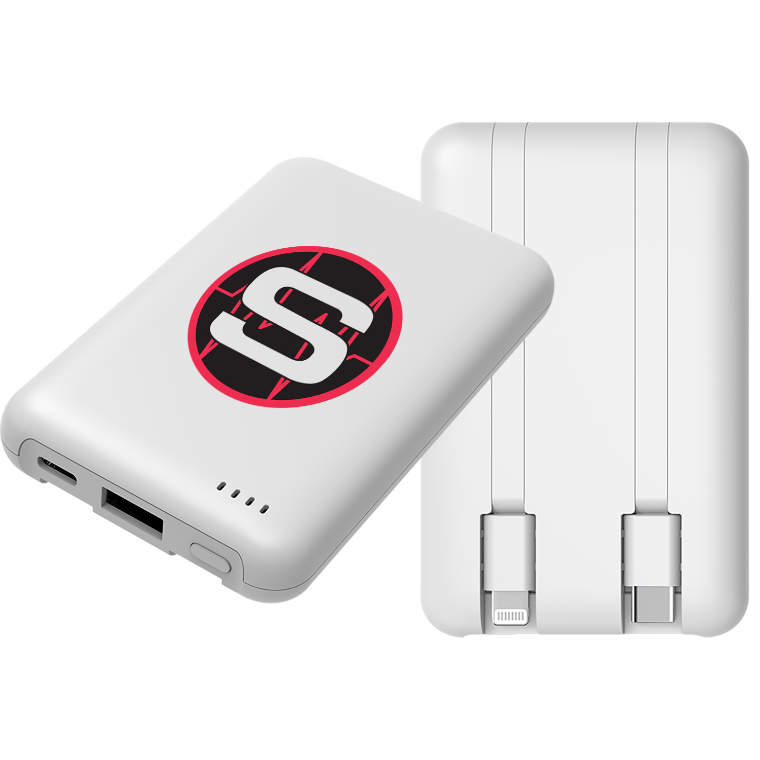 5,000 mAh UL Certified Power Bank with Built-In Cables 2