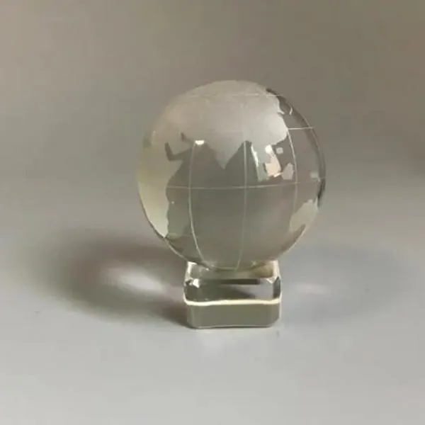 Personalized Crystal Ball Award 2